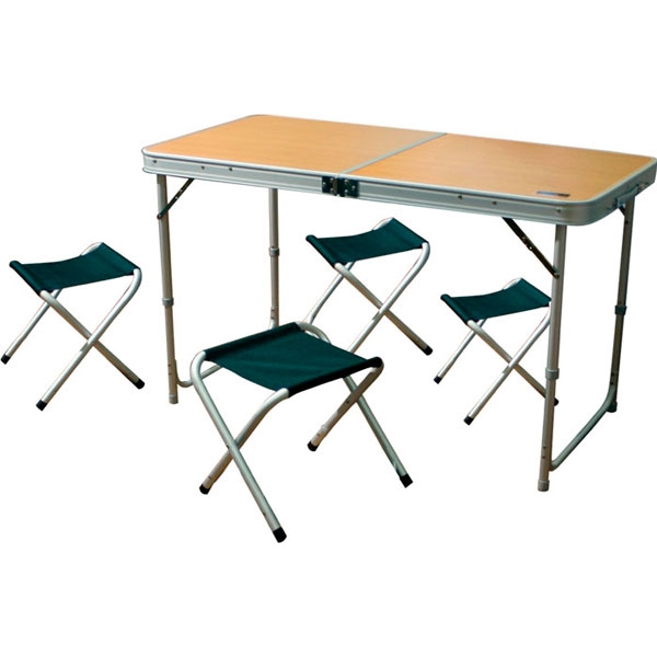 Стол походный Convert Table Mini Plus 4 (стол + 4 табуретки)