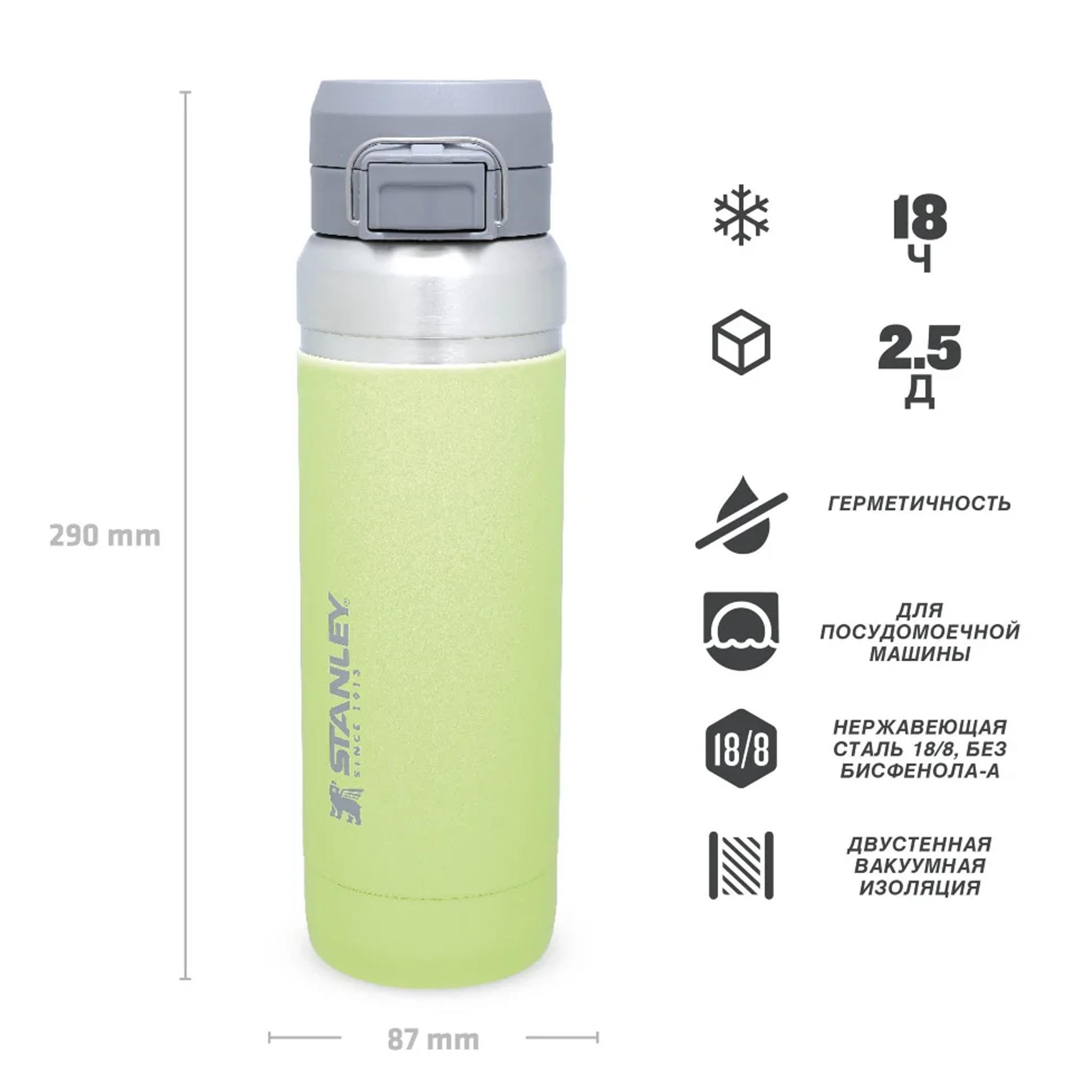 Термобутылка Go Quick Flip 1.06л