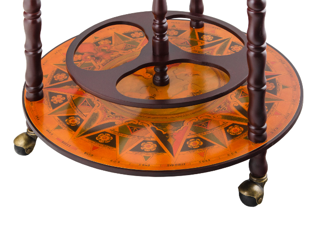 Глобус-бар напольный сфера 45см, 69*61*96